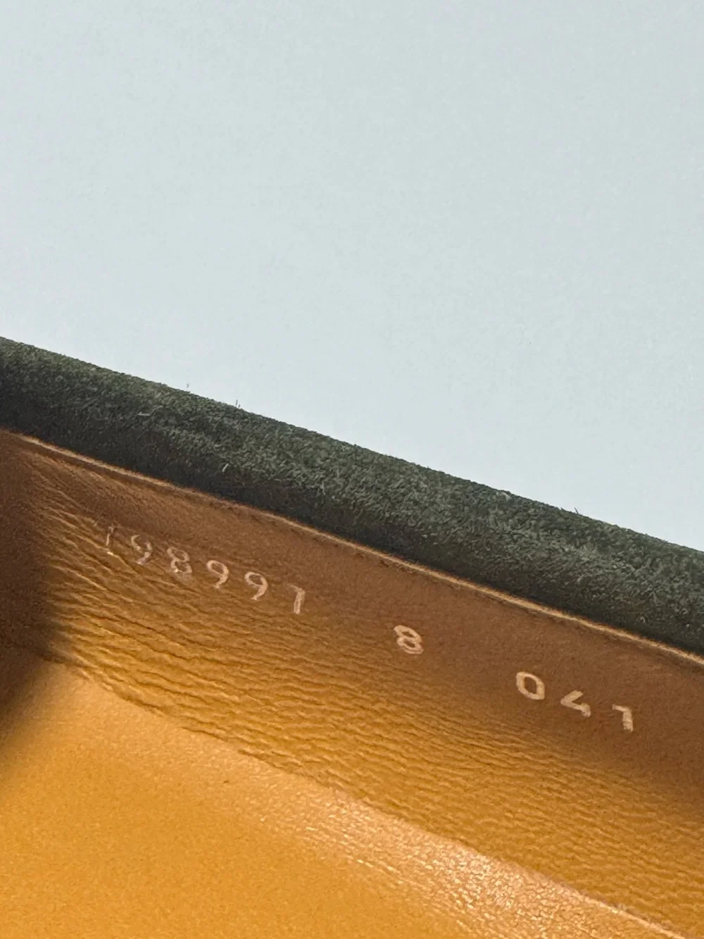 Gucci Jordy Loafers Dark Green Suede Men’s GG Size 8